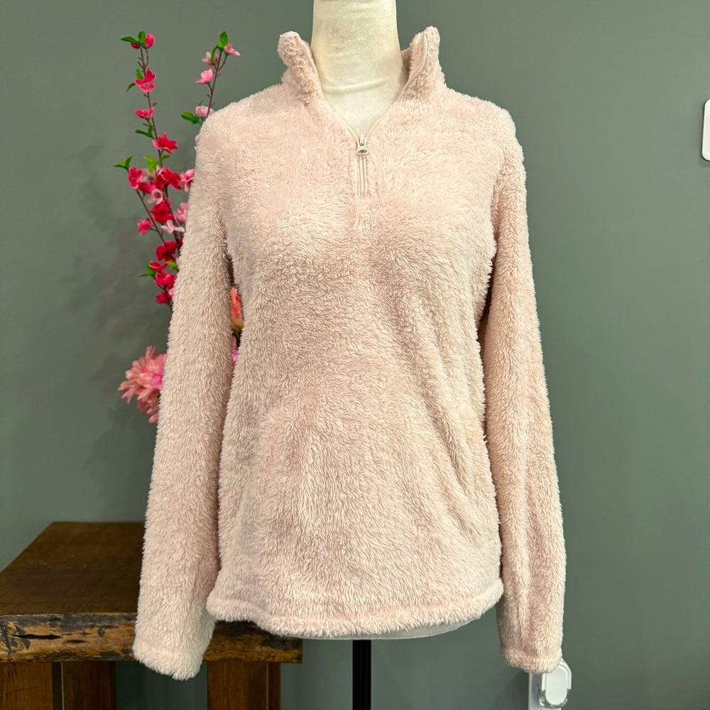 George Fluffy Pink Sweater